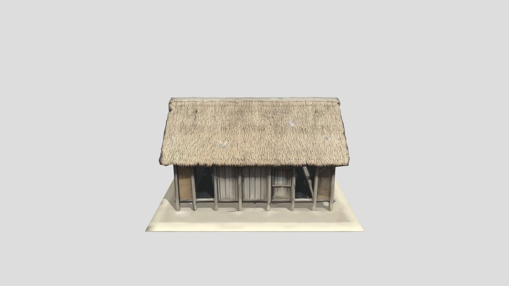 Thatched Hut on Stilts