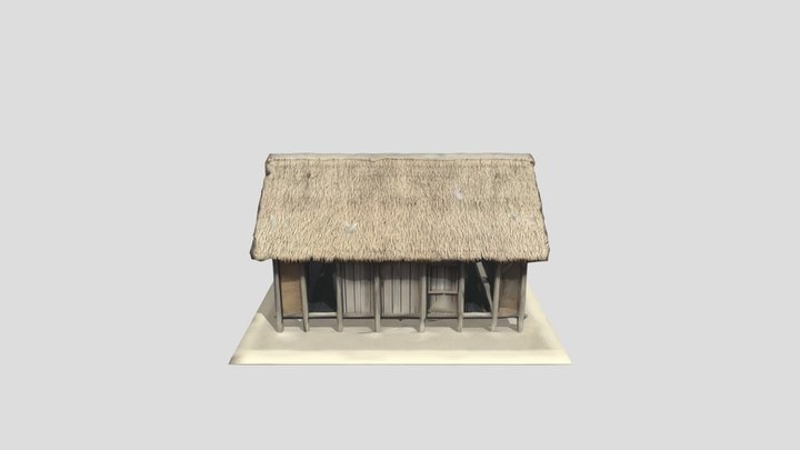 Thatched Hut on Stilts