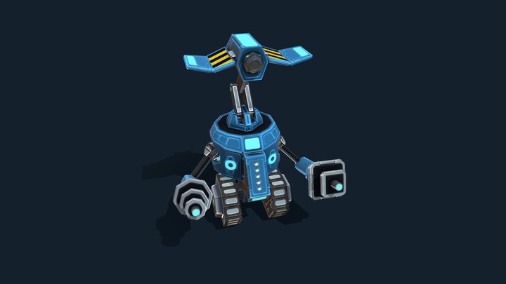xWar: Phy Construction Bot 3D Model