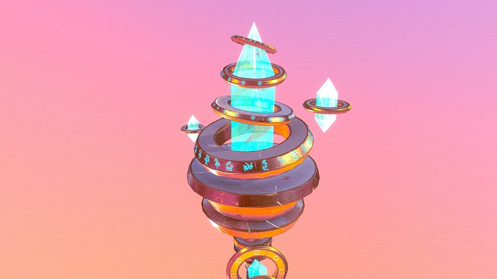 🌀crook "cosmic love"🌀 3D Model