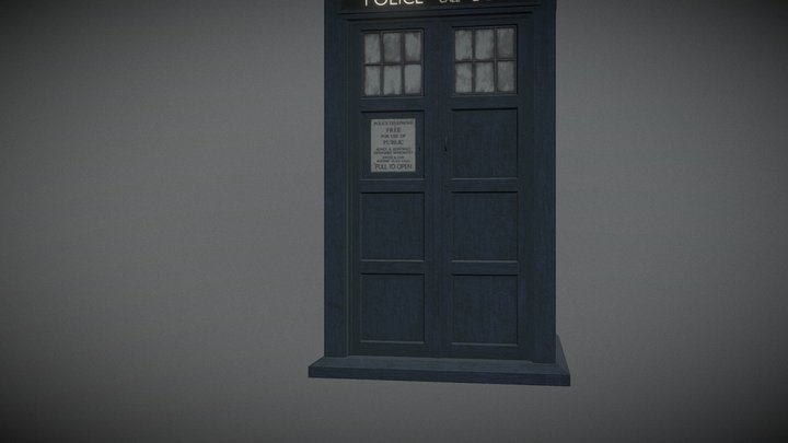 tardis_10th_doctor 3D Model