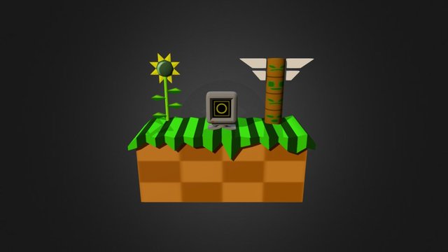 Sonic Assets 3D Model