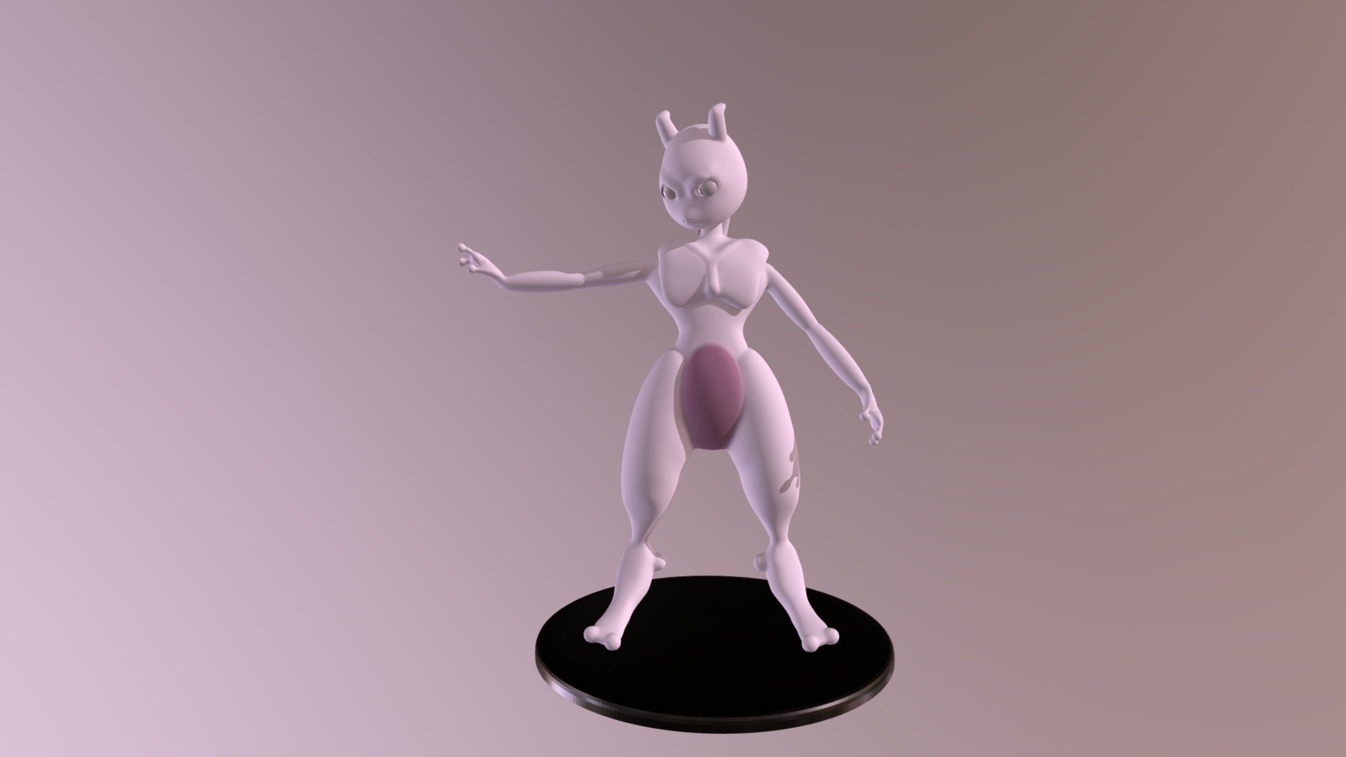Mewtwo - 3D model by rvbds [b7405a2] - Sketchfab