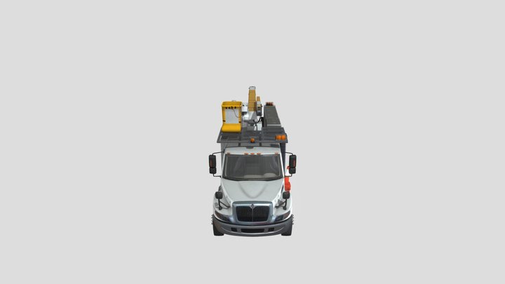 Hydro-Québec Truck 3D Model