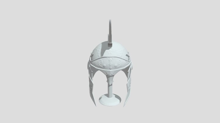 Sparta Helmet 3D Model 3D Model