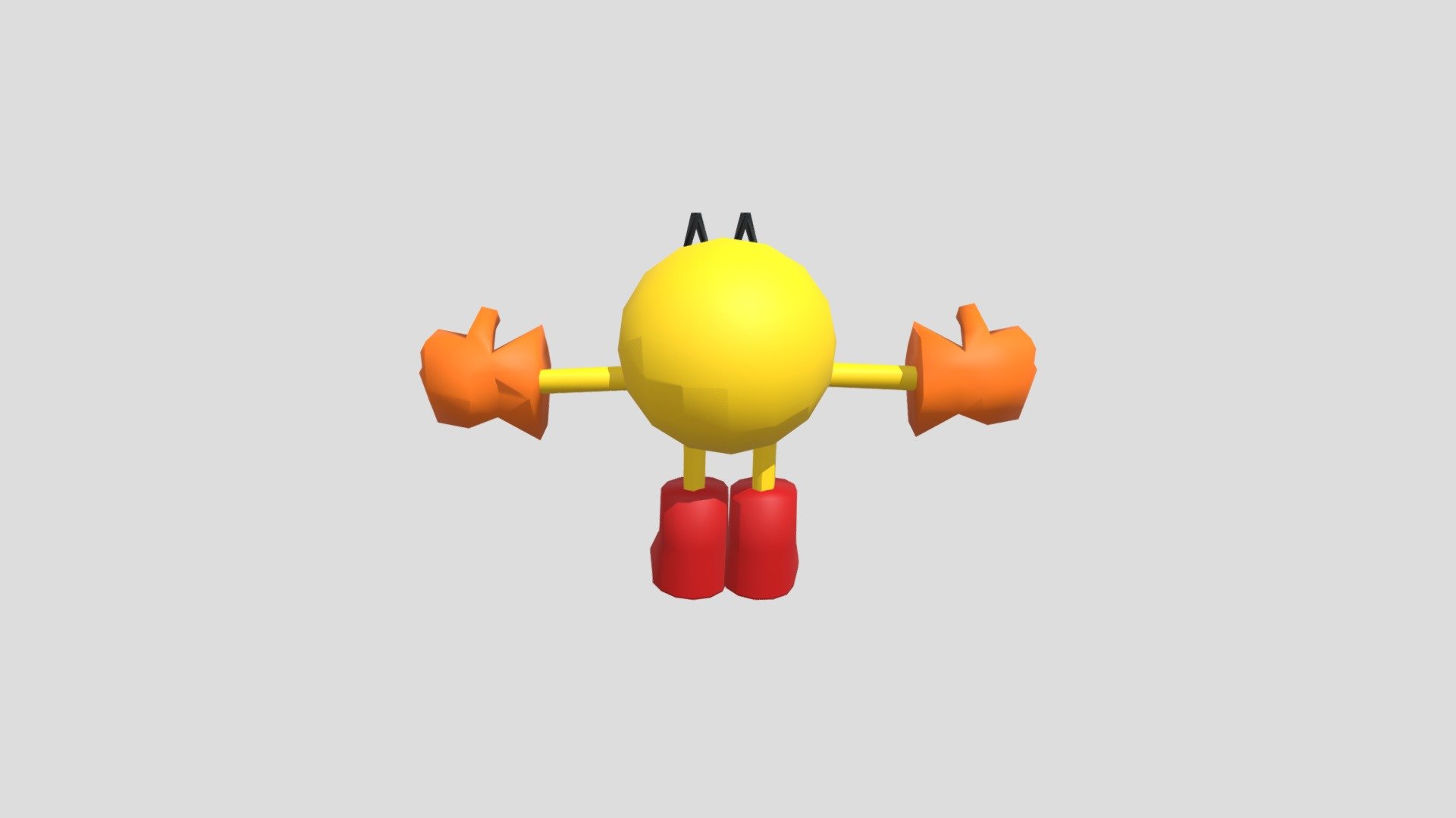 Pac Man Waka Waka 2 - 3D model by Pac-Man_358 [b742d2d] - Sketchfab