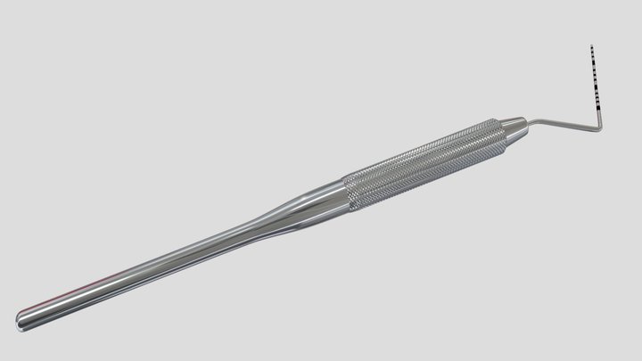 Periodontal CP-15 Probe 3D Model
