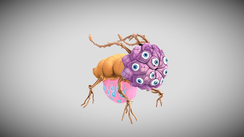 Witness Bloom, stylized alien creature