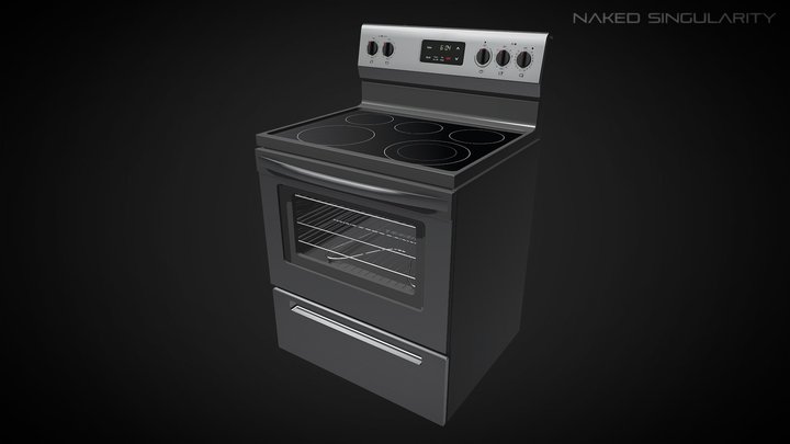 Electric Range Oven | Appliance / Electronic 3D Model