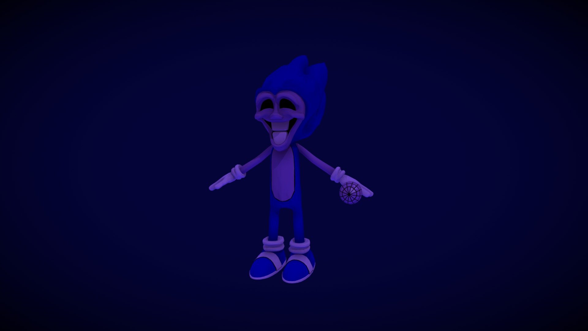 Roblox FNF Animations: Majin Sonic from a Sonic CD Easter Egg Screen 