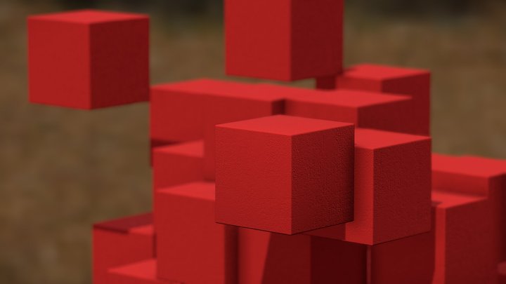 Looping Cubes 3D Model