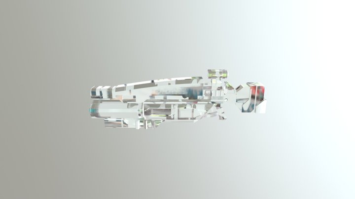 Sifi Rifle 3D Model