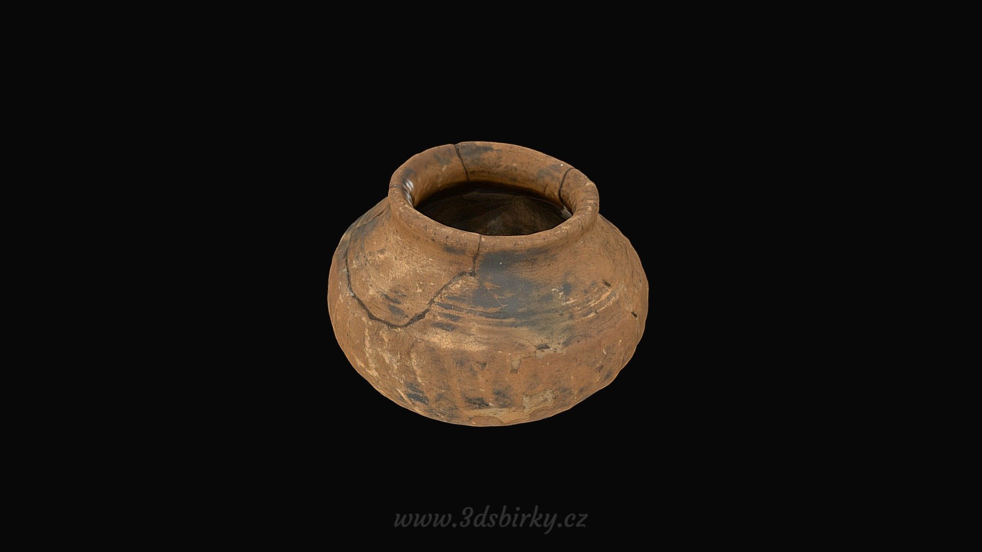 Keramická nádobka — Sketchfab embed 3D viewer