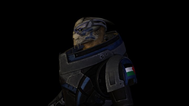 Xbox 360 - Mass Effect 3 - Garrus Vakarian 3D Model