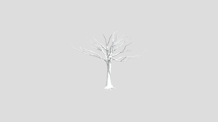 The Loneliest Tree 3D Model