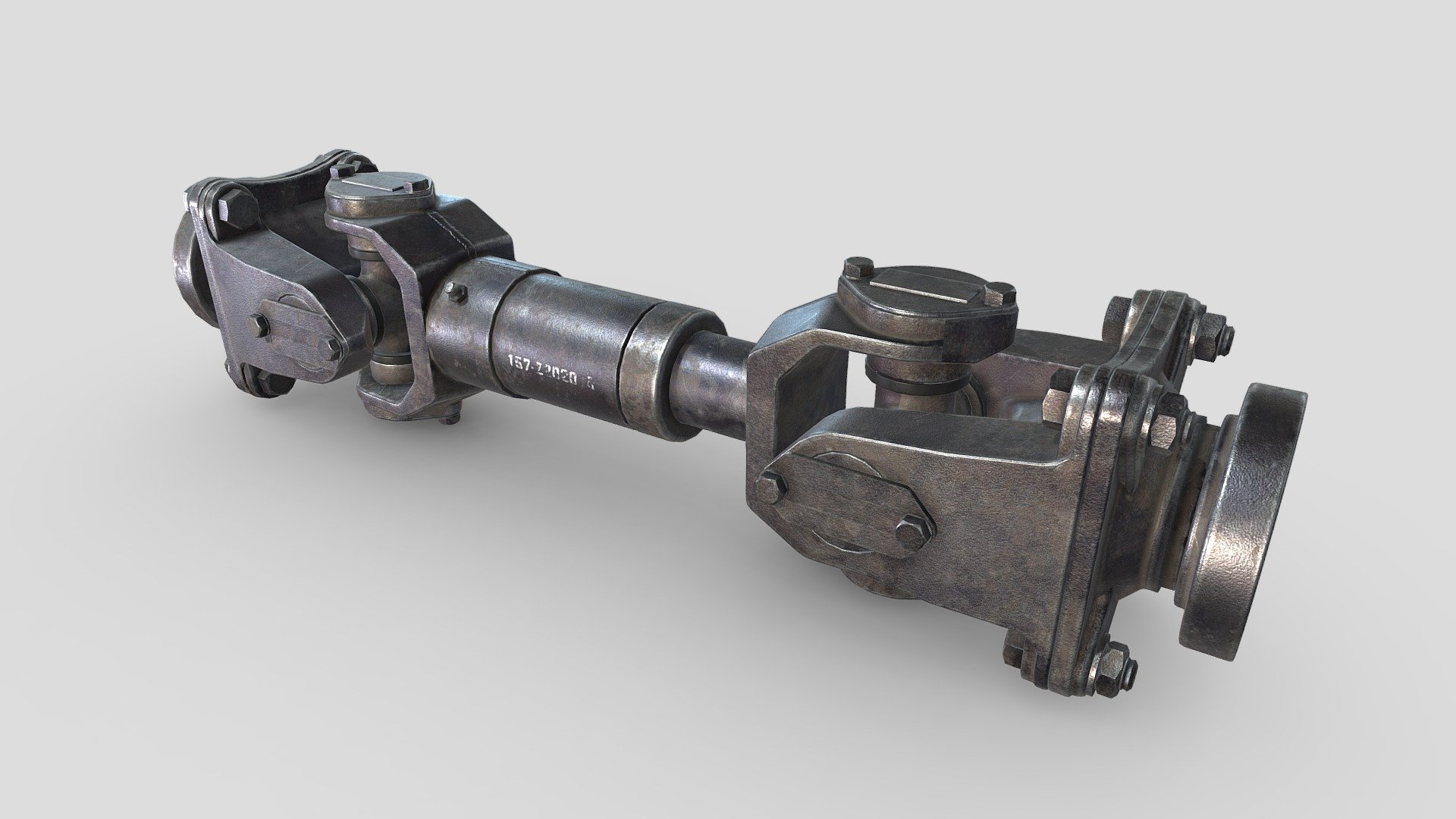 3D model ZIL-157_Driveshaft Main. - 3D model by StarTone (@StarTone)  [b747f2c]