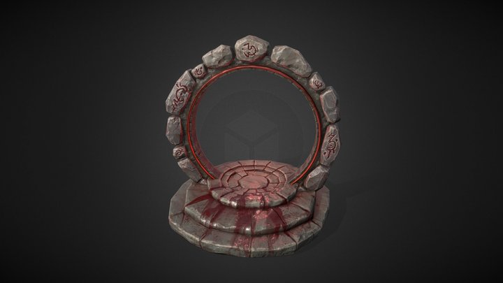 Blood Portal 3D Model