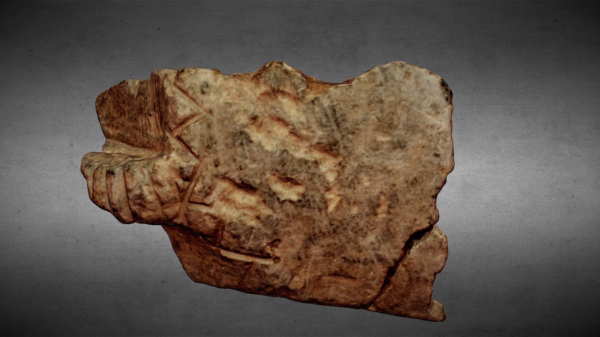 Soapstone Bowl Fragment 1 - Download Free 3D model by Dennis Brooks ...