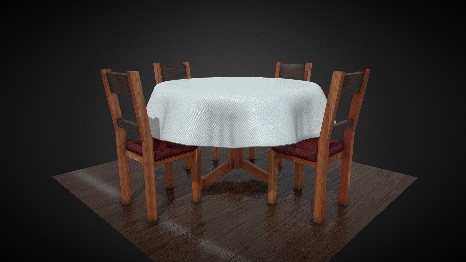 basic table free download Download Free 3D model by Fred Drabble