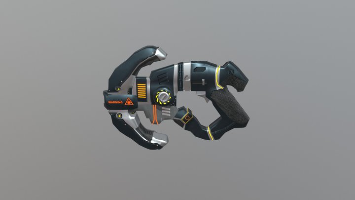 Laser Gun 3D Model