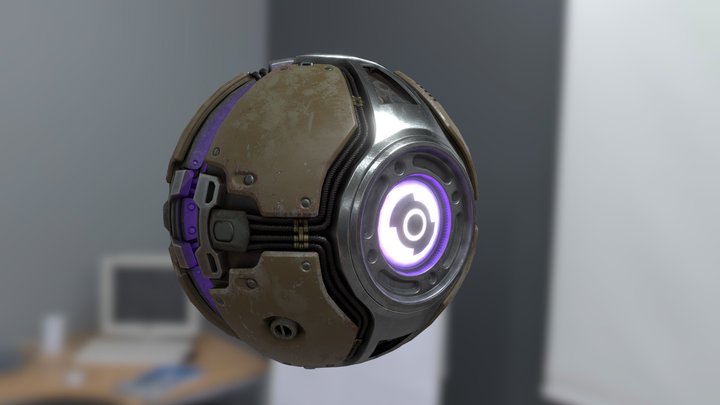 A.I.M.:War Protocol: Mechanoid Orb 3D Model