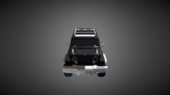 Swat car Final 3D Model