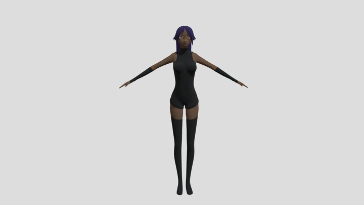 Yoruichi 3D Model