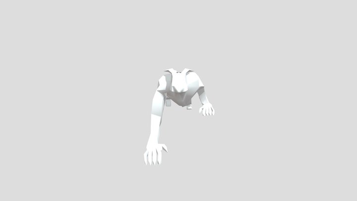 Walk Loop rabbit creature 3D Model