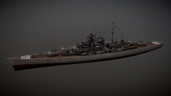 Bismarck 3D Model