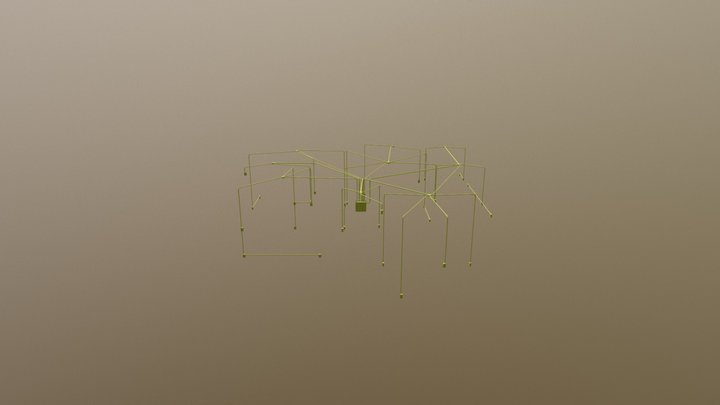 Apartamento tipo nº 04/08/12/16 3D Model