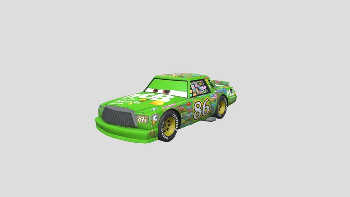 Cars 2 Game Chick Hicks 3D Model