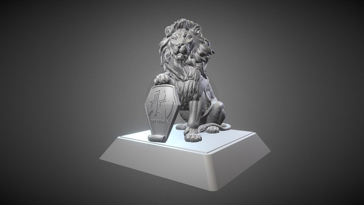 3d print lion 3D Model