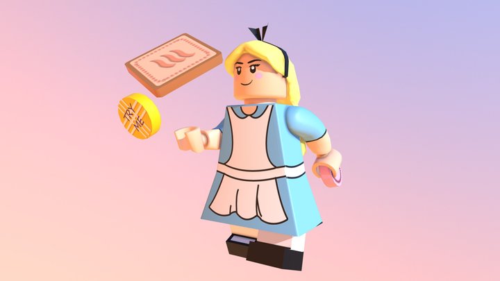 Alice - Final LEGO Version 3D Model