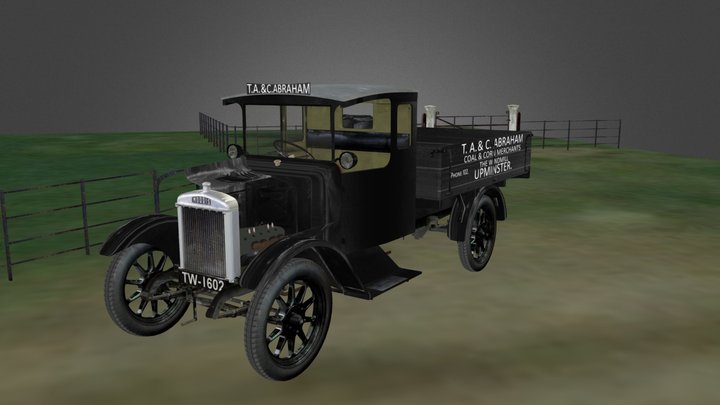 Morris 1-Ton Truck 3D Model
