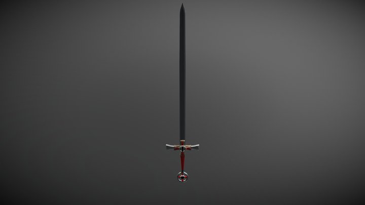 Templar Sword 3D Model
