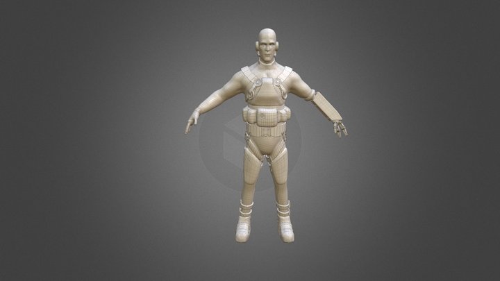 Zane Hang Character Model 3D Model