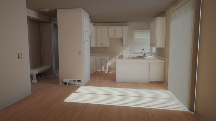 VR Cozy Interior Home - EL4 3D Model