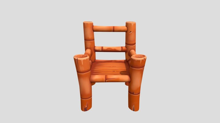 Stylized Bamboo Chair