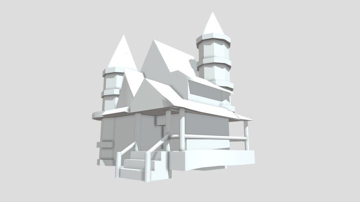 house for a drawing 3D Model