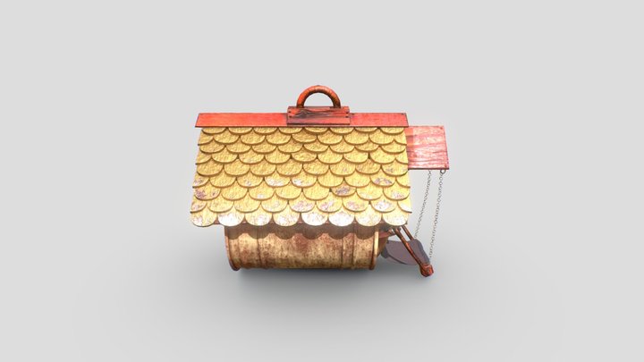 Brodie Birdhouse Texture 3D Model