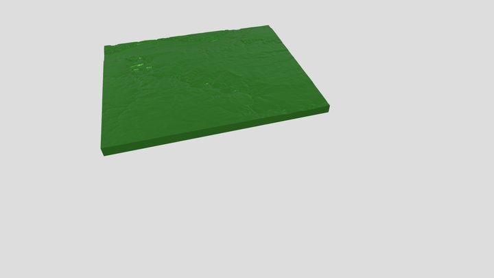 Starved Rock State Park Topography 3D Model