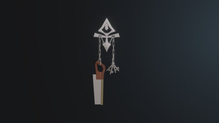 Doctor's Chatelaine 3D Model