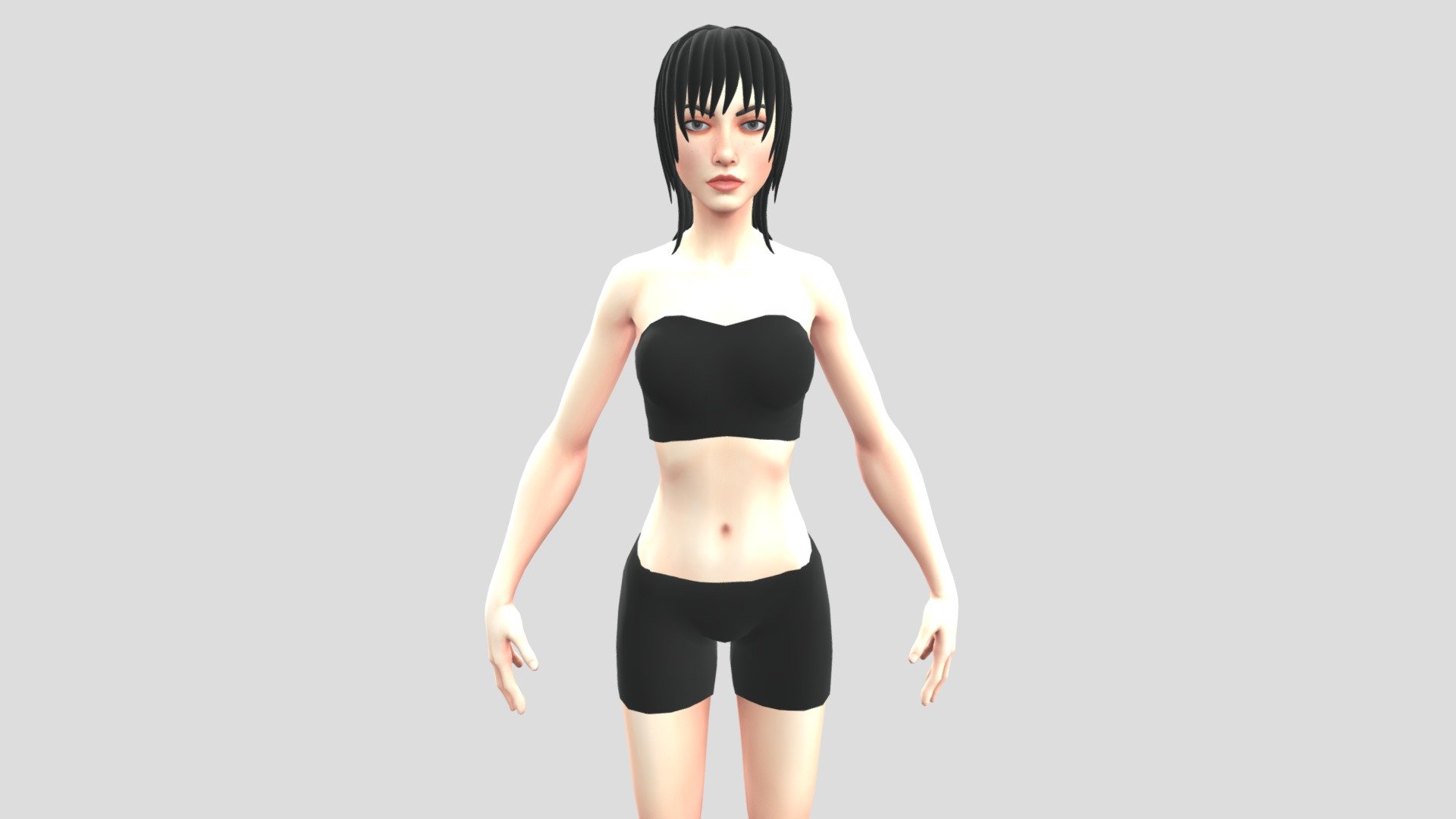 3D Female Character - Basemesh - Buy Royalty Free 3D model by Your