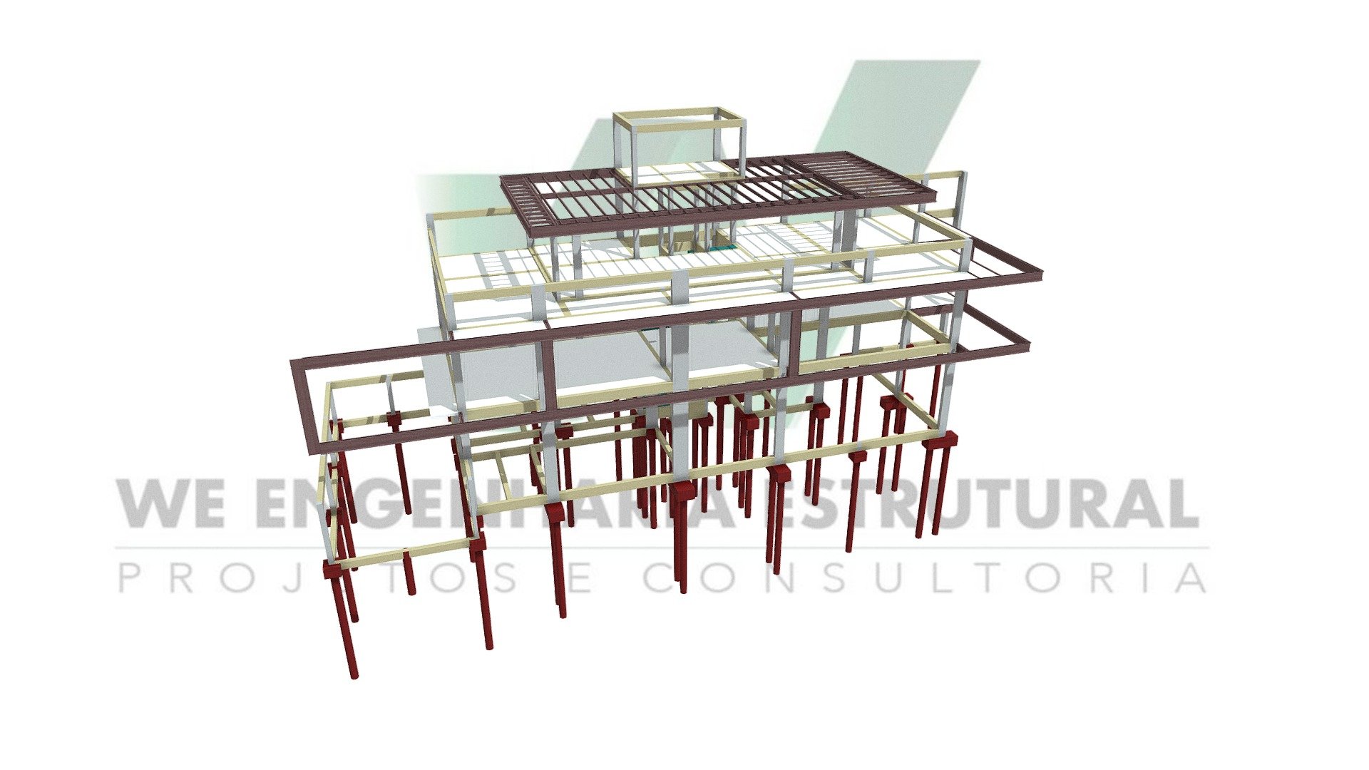 3D Estrutural Residence - 3D model by WE Engenharia (@weengenharia ...