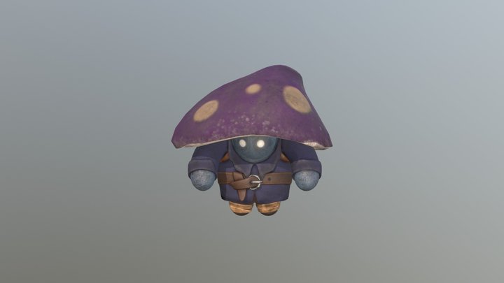 Old mushroom 3D Model