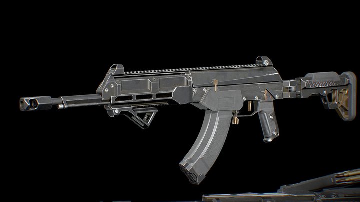 [AKX] Sci-fi AK Concept – Modèle 3D gratuit STL