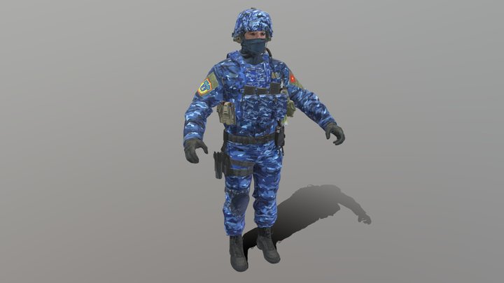 Vietnam Coast Guard – Kostenloses 3D-Modell STL