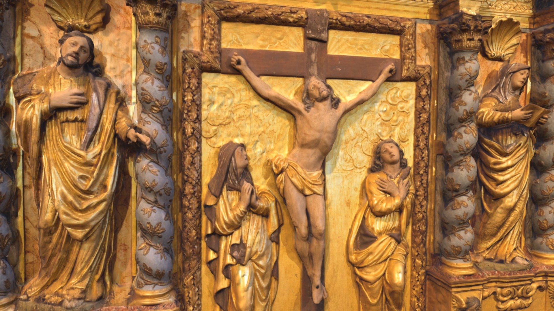 Eglise Sainte-Anne de Leychert / Retable