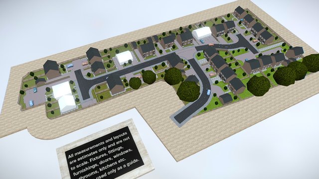 Fox Covert Siteplan 3D Model