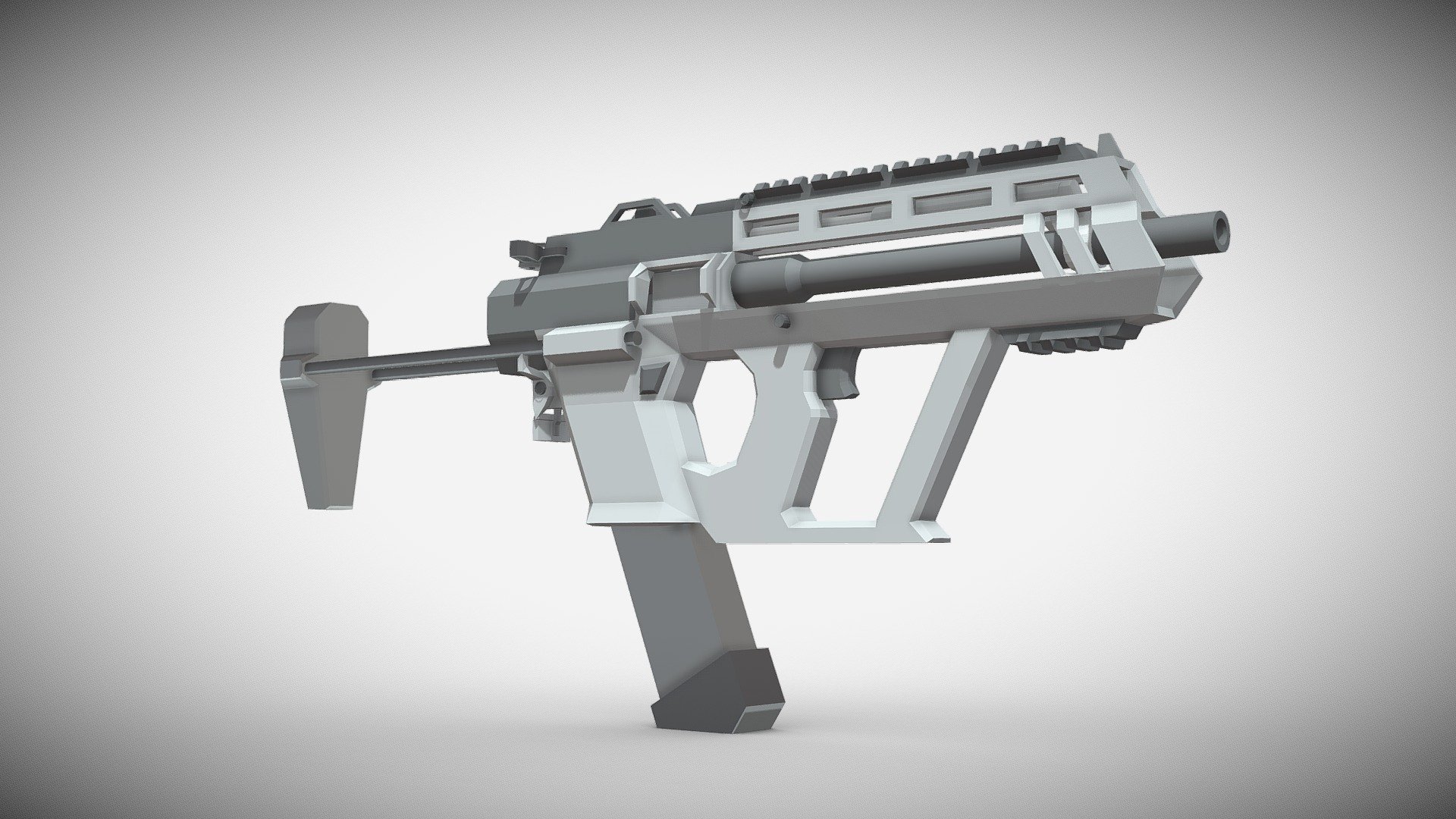 Concept design bullpup SMG - Download Free 3D model by EXcalibur117 ...